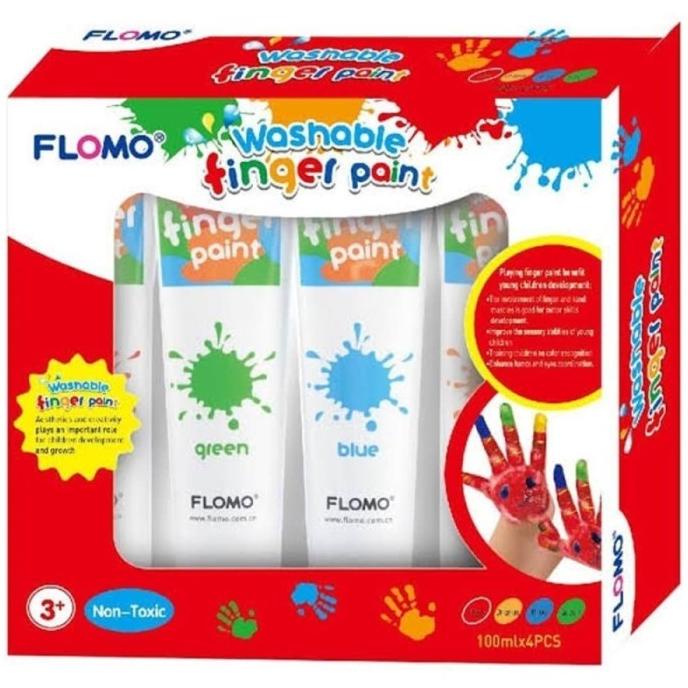 

Cuci Gudang Awal Tahun Flomo washable finger paint non toxic paint color Cuci Gudang Awal Tahun