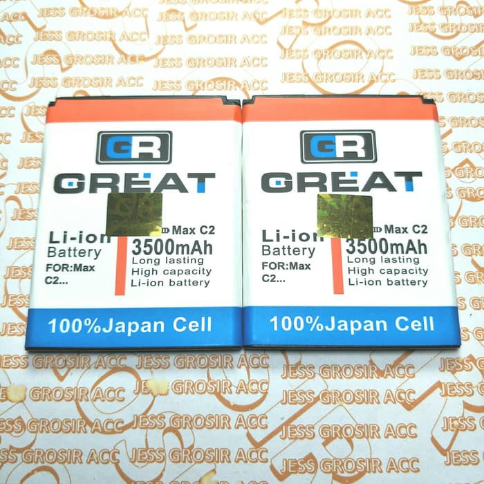 Baterai Battery GREAT Double Power ANDROMAX G C2 ES C2 New C2S C3Si NC36B1G