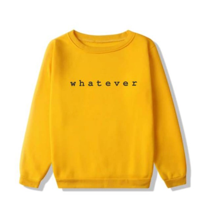 SWEATER UNISEX WHATEVER  TEBAL PREMIUM TERBARU,