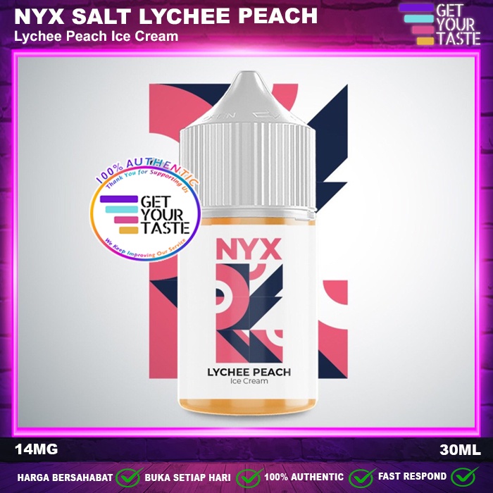 Liquid NYX Lychee Peach Pods Friendly Salt 30ML by R57