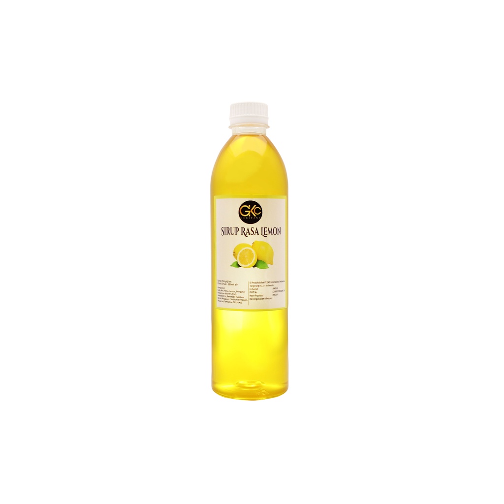 Sirup Lemon / Lemon Syrup Minuman GKC Heritage 640 ml (Import Quality)