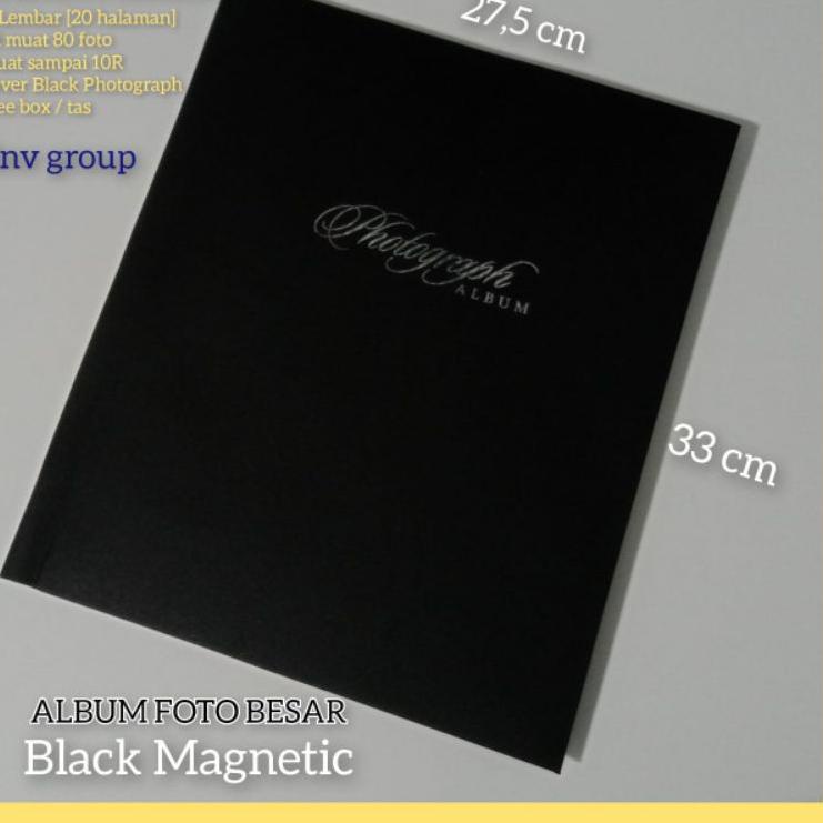 [JaJ㊍] Album Foto Magnetic Blacksheet Besar DLB Weeding Family Album 3R 4R 8R 10R //Trend bagus