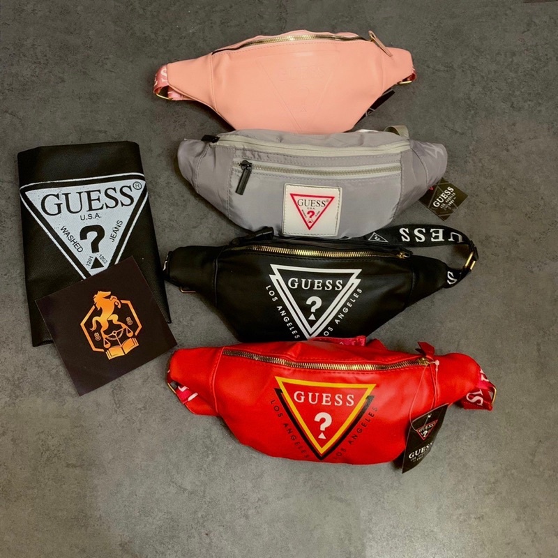 Guess Waistbag, Tas Selempang, Tas Pinggang WITH DUSTBAG