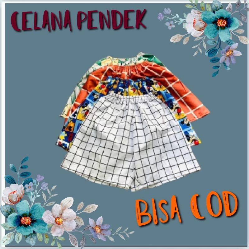 Celana Pendek Lalisa Celana Pendek Harian Anak Size S-XXL Celana Harian Anak Usia 2-17 Bisa Sampai Dewasa