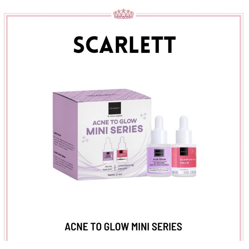 SCARLETT SERUM TO GLOW MINI SERIES || SCARLETT WHITENING