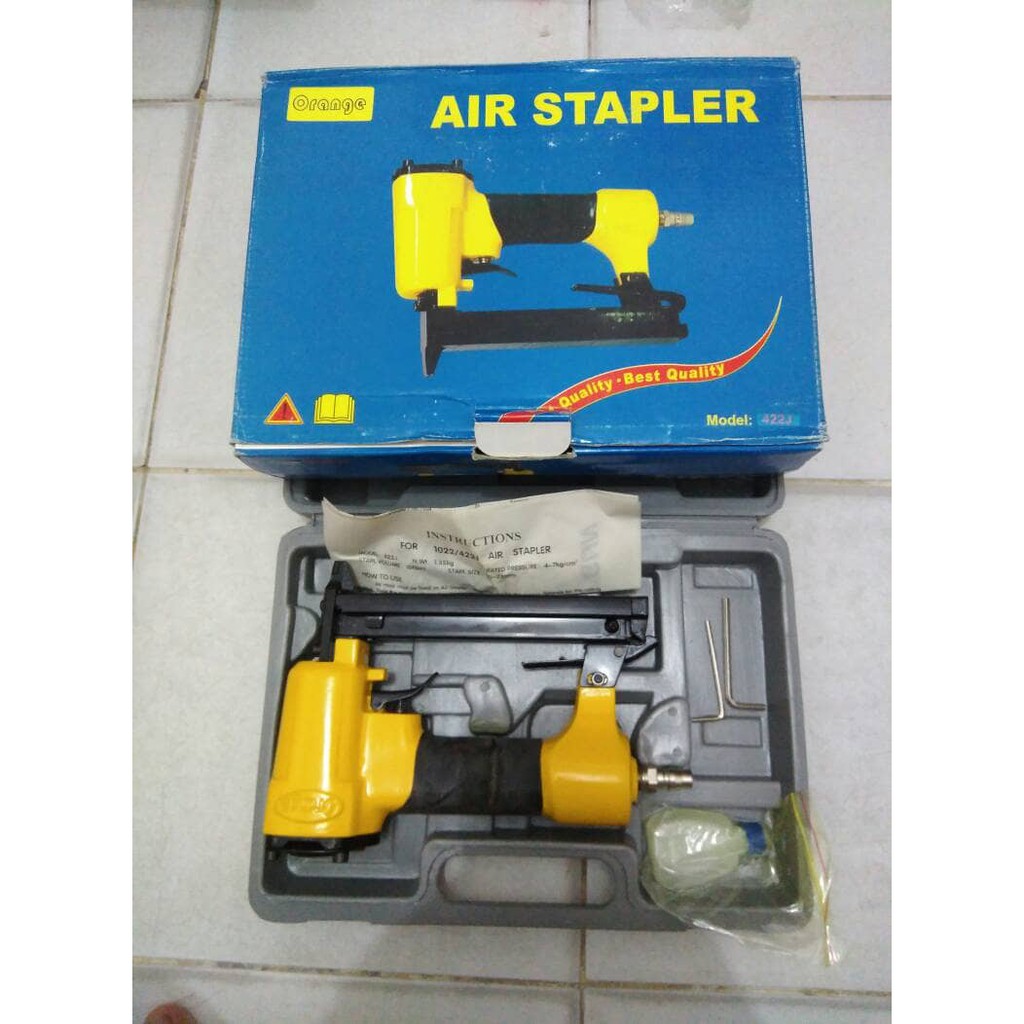 

Air Stapler alat staples Orange 422J 10 - 22 mm