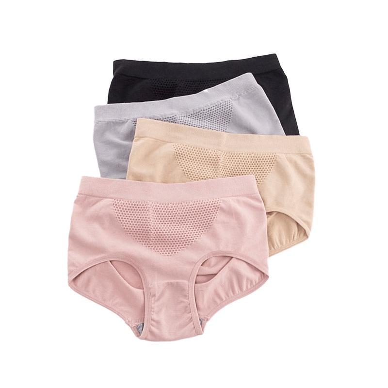 3SP | UWR12 Celana Dalam Wanita Seamless Briefs Mid Waist Woman Underwear Pants Premium Import