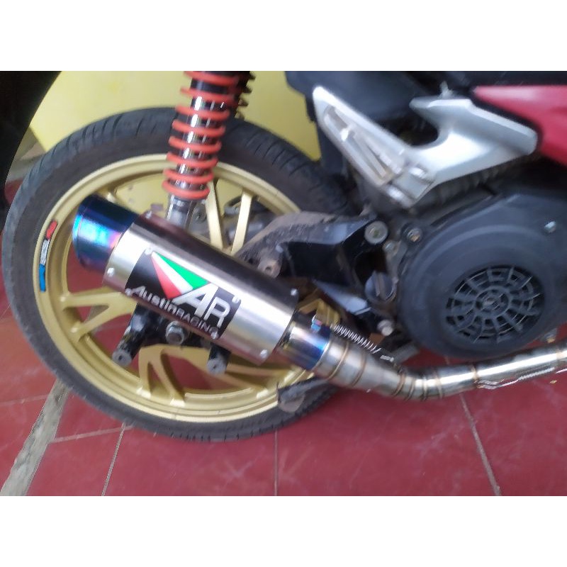 knalpot racing full system ar austin suzuki skywave/hayate