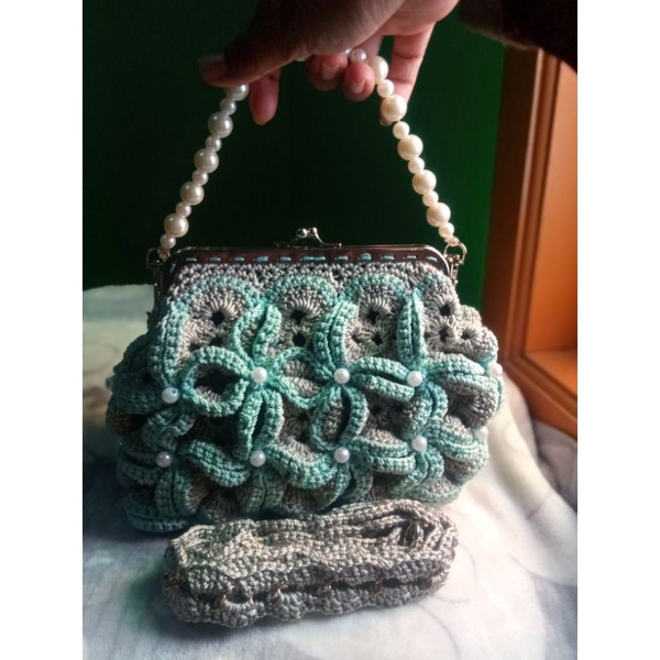 tas rajut pesta behel