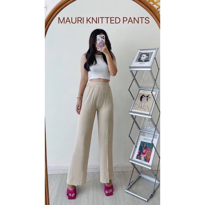 kulot knitted / mauri kulot / kulot stretch / kulot knitt pants