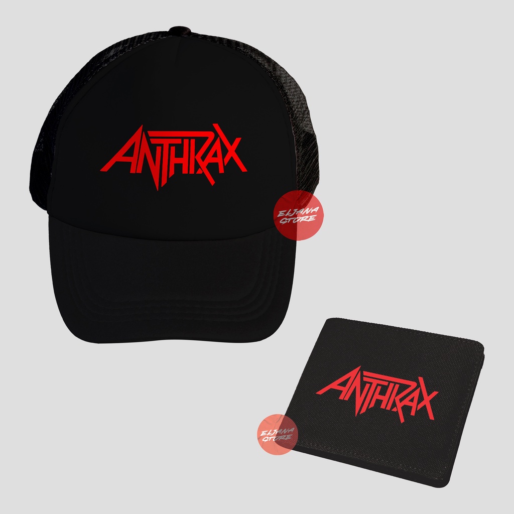 Antrax Logo Hitam / Topi Antrax / Hoodie Antrax / Dompet Antrax / Sweater Antrax / Paket Topi Hoodie Dompet Antrax / Topi Band / Hoodie Band / Dompet Band /