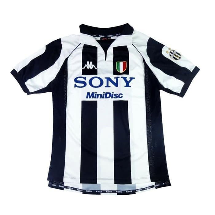 Termurah Jersey Bola Retro Klasik Juventus_ Home Centenary 97/98 1997 1998 Baju |