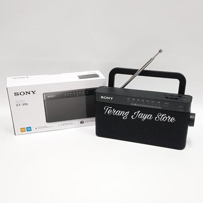 terlaris01 Radio Portable Sony FM/AM ICF-306