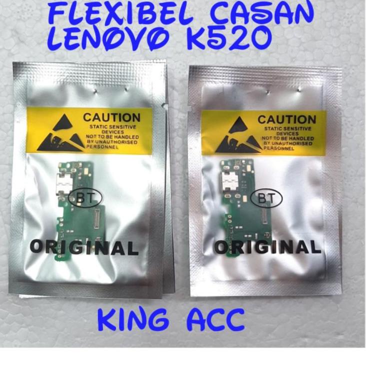 LANGSUNG ATC.. FLEXIBEL FLEXIBLE FLEKSIBEL LENOVO S5 K520 CON CONNECTOR TC CAS CHARGER MIC ORI