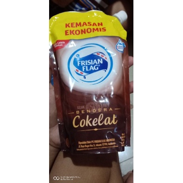 

susu Frisian flag coklat