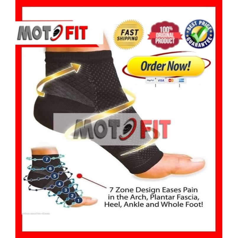 Kaos kaki anti lelah / angkle support / pelindung tumit compression