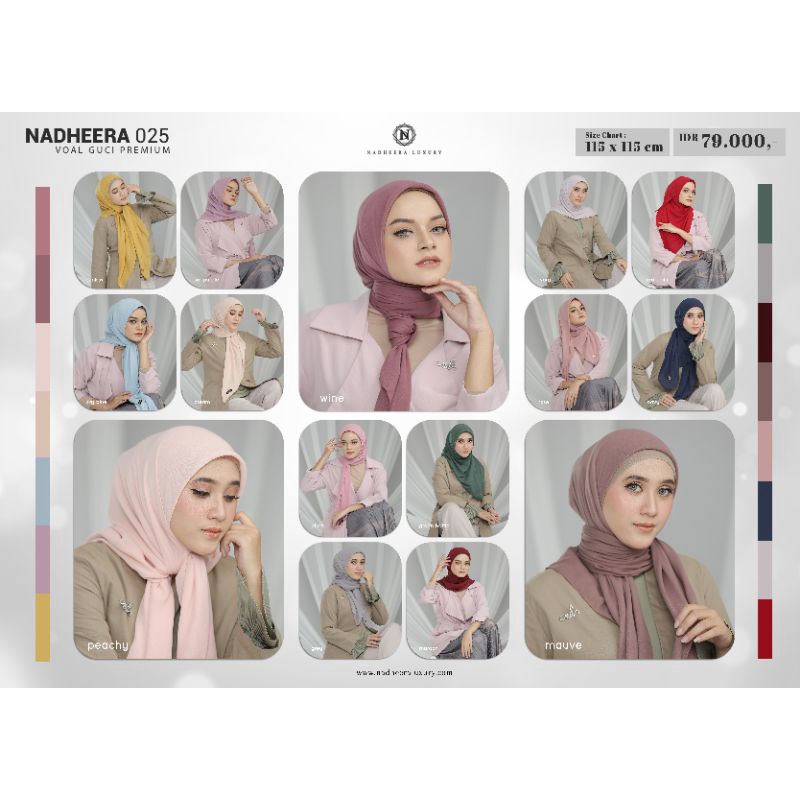 Hijab Nadheera 025 Nadheera Luxury