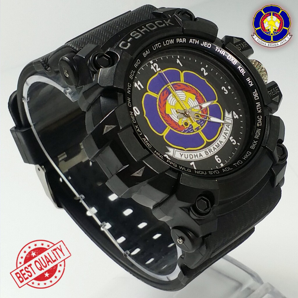 (BEST QUALITY) JAM DAMKAR {FIRE FIGHTER} FULL BLACK