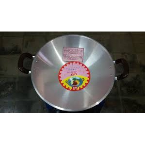 Wajan / Kuali Penggorengan Taiwan 30 Cm Made in Taiwan Bagian bawah kuali ada huruf Mandarin