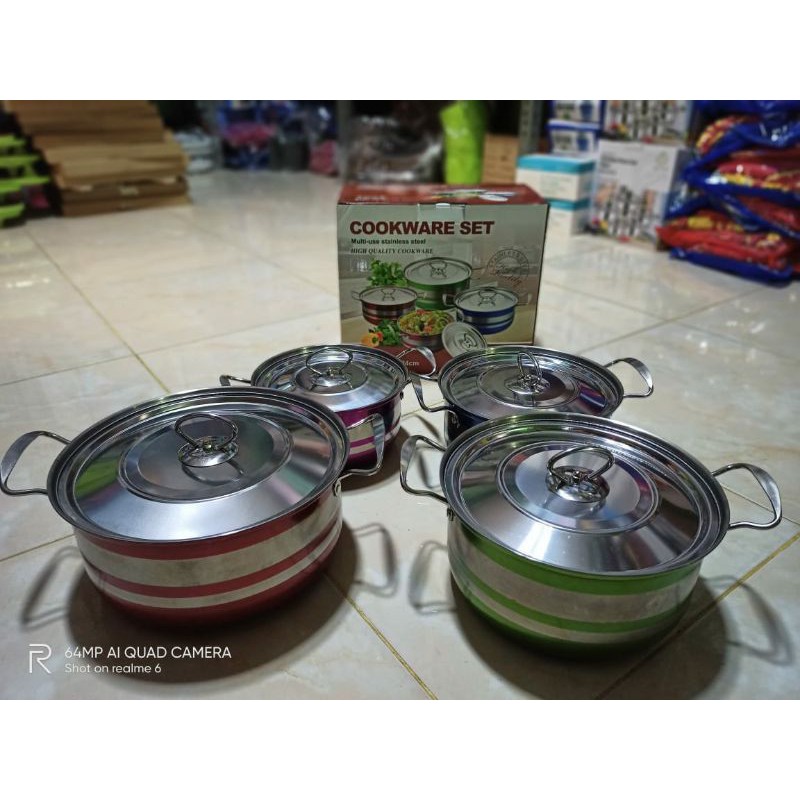 PANCI PELANGI/PANCI SET PELANGI/COOKWARE SET RAINBOW