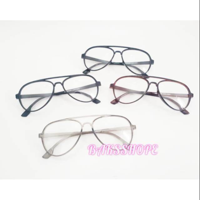 Kacamata aviator plastik model tony stark