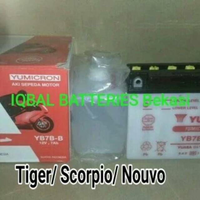 Aki Yuasa YB7B-B KIT  Tiger Nouvo.Scorpio