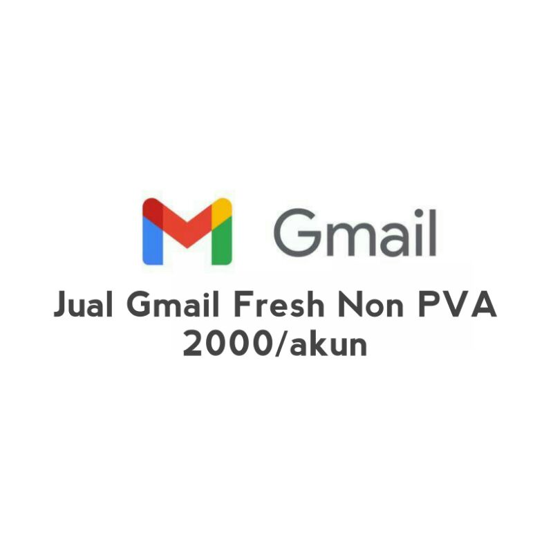 Akun Gmail Fresh Non Pva