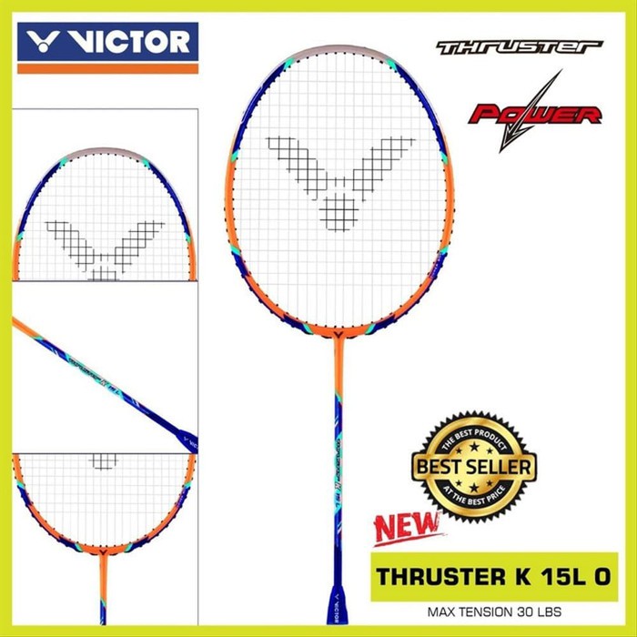 NEW  Raket Badminton Victor Thruster K 15L