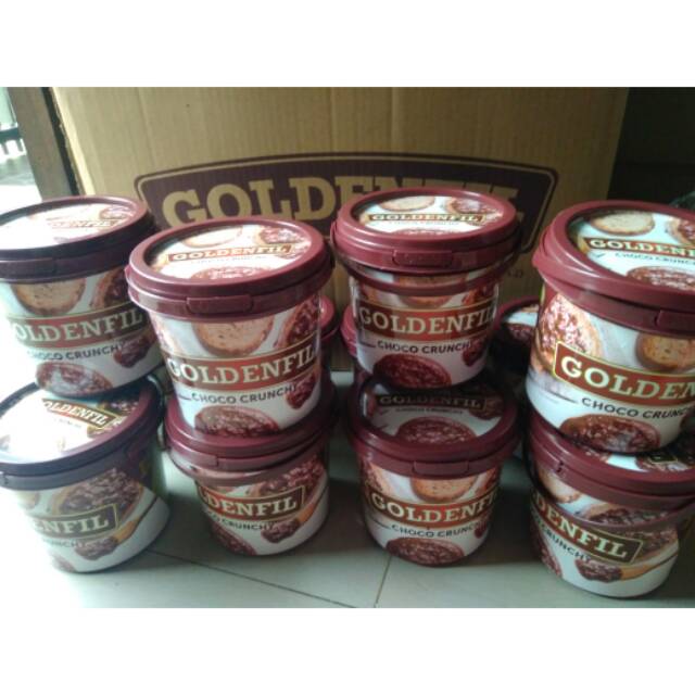 Slei Goldenfil choco crunchy / slei coklat goldenfil/ slei coklat crunchy FREE PACKGING DUS