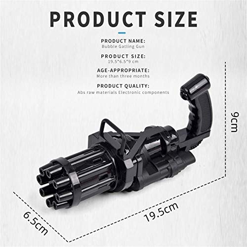 Mainan Pistol Gelembung Elektrik - Gatling Mesin Gelembung - Bubble Gun Machine