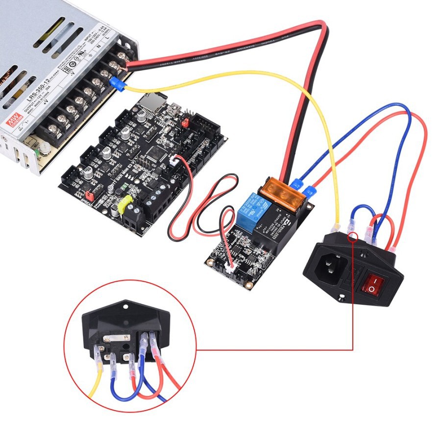 Original BigTreeTech Relay Automatic Shutdown After Print 3D Printer