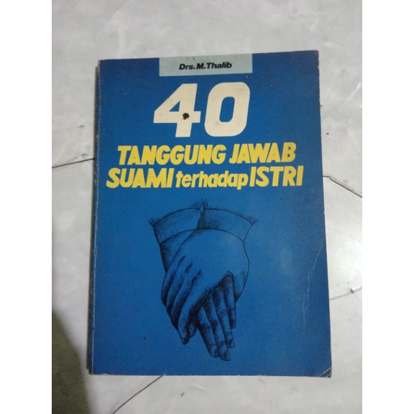 buku 40 tanggung jawab suami terhadap istri dra. m. thalib