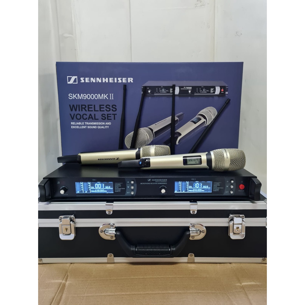 MIKROFON Mic Wireless Sennheiser Skm 9000 MKII - 4 Antena Free Koper GROSIR