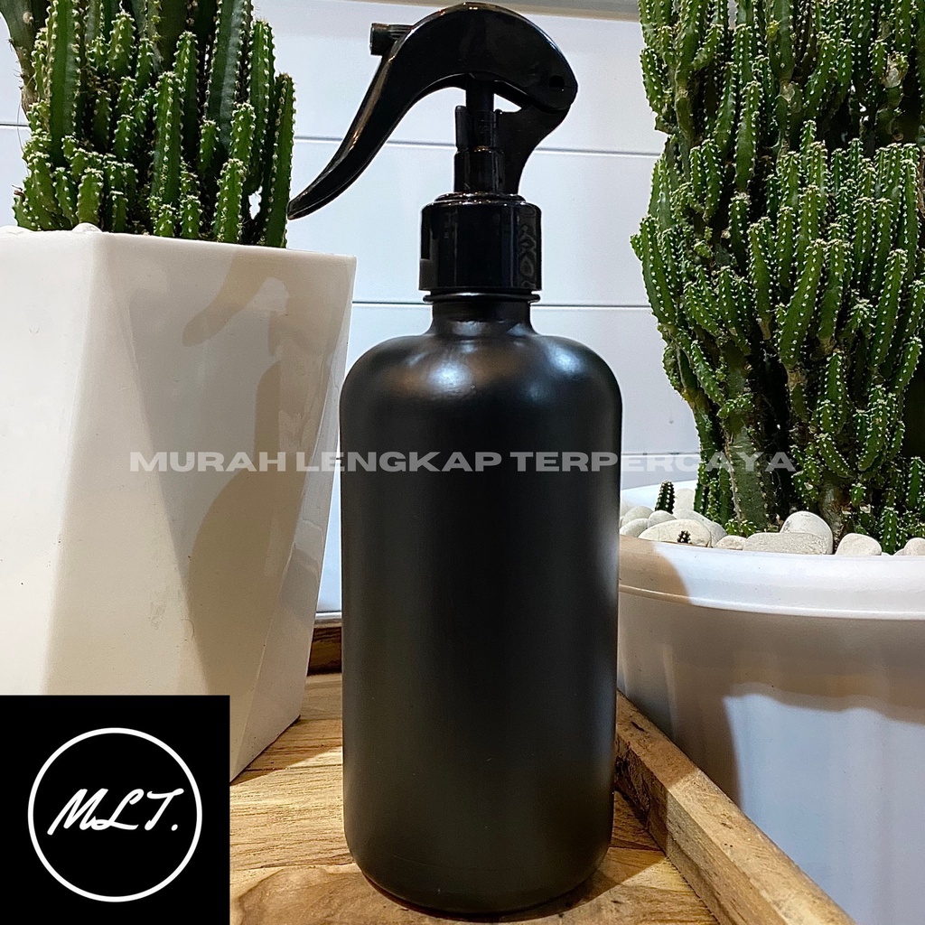 BOTOL 500ML HITAM TRIGGER SPRAY / BOTOL TRIGER SPRAY 500ML HITAM SPRAY TRIGGER