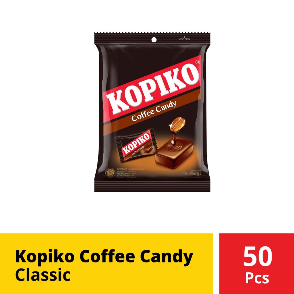 

Kopiko Coffee Shot Classic Zak 150 Gr @ 50 Pcs