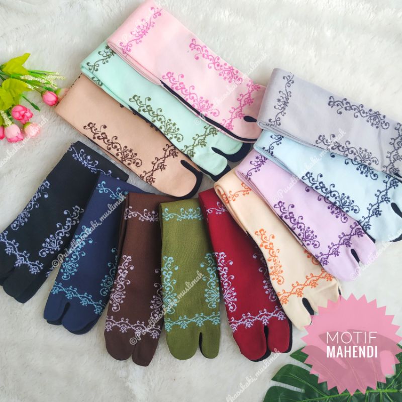 ECER KAOS KAKI MOTIF MAHENDI