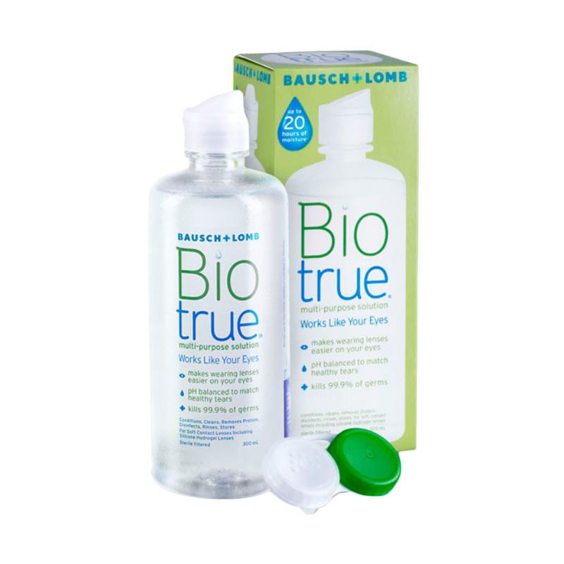 Cairan Pembersih softlens  Bio True 300ml / BioTrue BioTrue