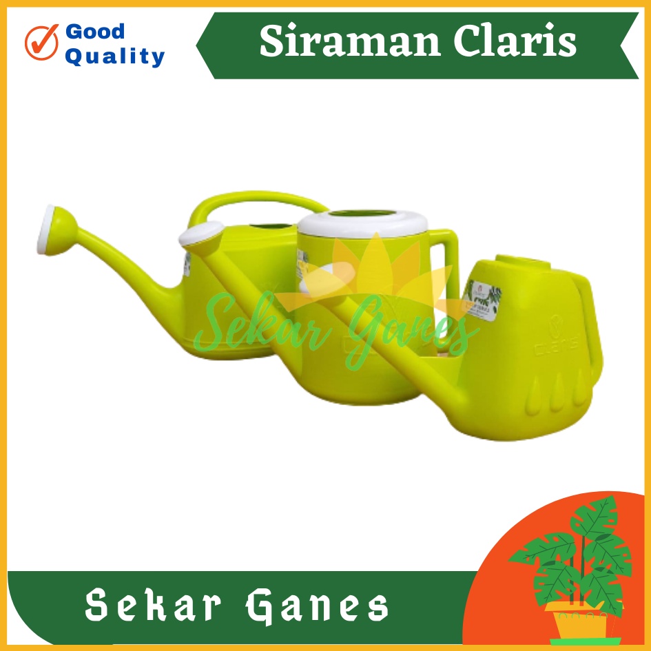 Claris 5953 1,3 Liter Pot Siram Siraman Alat Penyiram Tanaman Bunga Springtime Plastik Primavera 1,3 Liter Siraman Claris 5953 Gembor