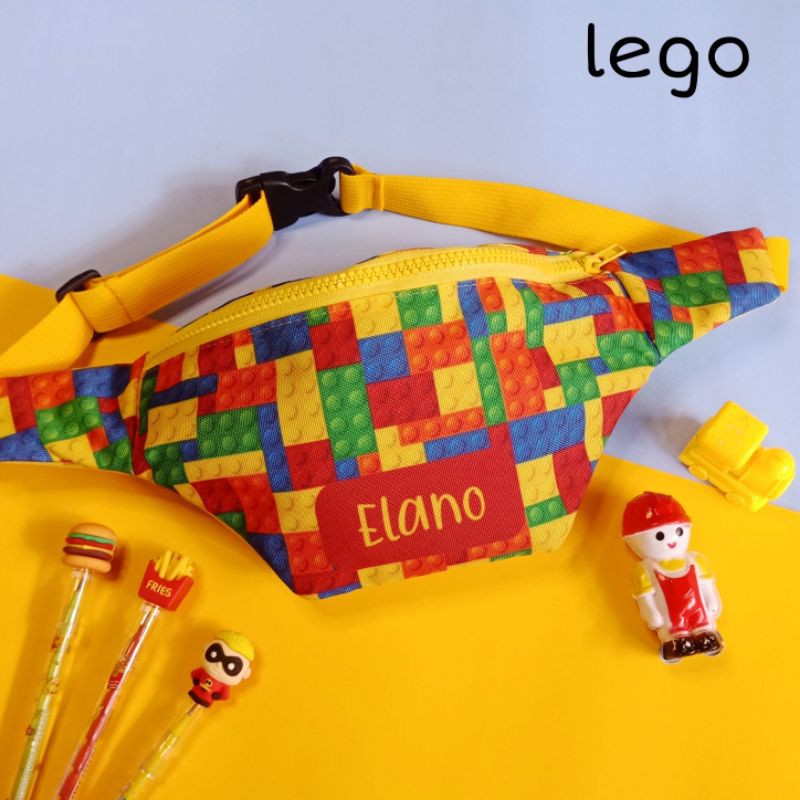 Waistbag Anak Gratis Cetak Nama | kado souvenir ulang tahun | tas anak keren