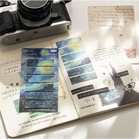 Clasic Color of Van Gogh Sticky Notes (90pcs)