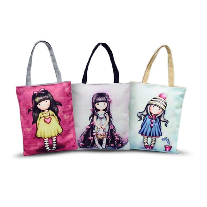 tote bag totebag cute girl wanita impor tas jinjing lucu cute girl