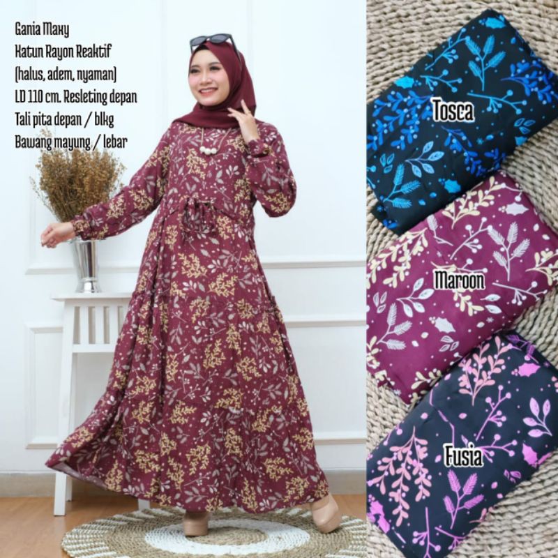 Gamis Rayon Salur //JF673