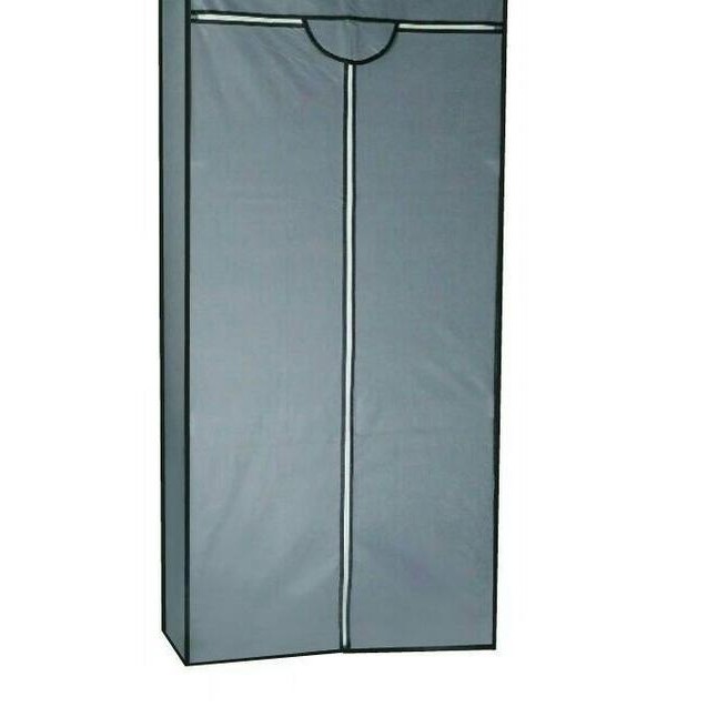 ➯ RAK BAJU MINIMALIS/LEMARI BAJU RAKIT/RAK ORGANIZER/NBX-SW ABU ABU ♀