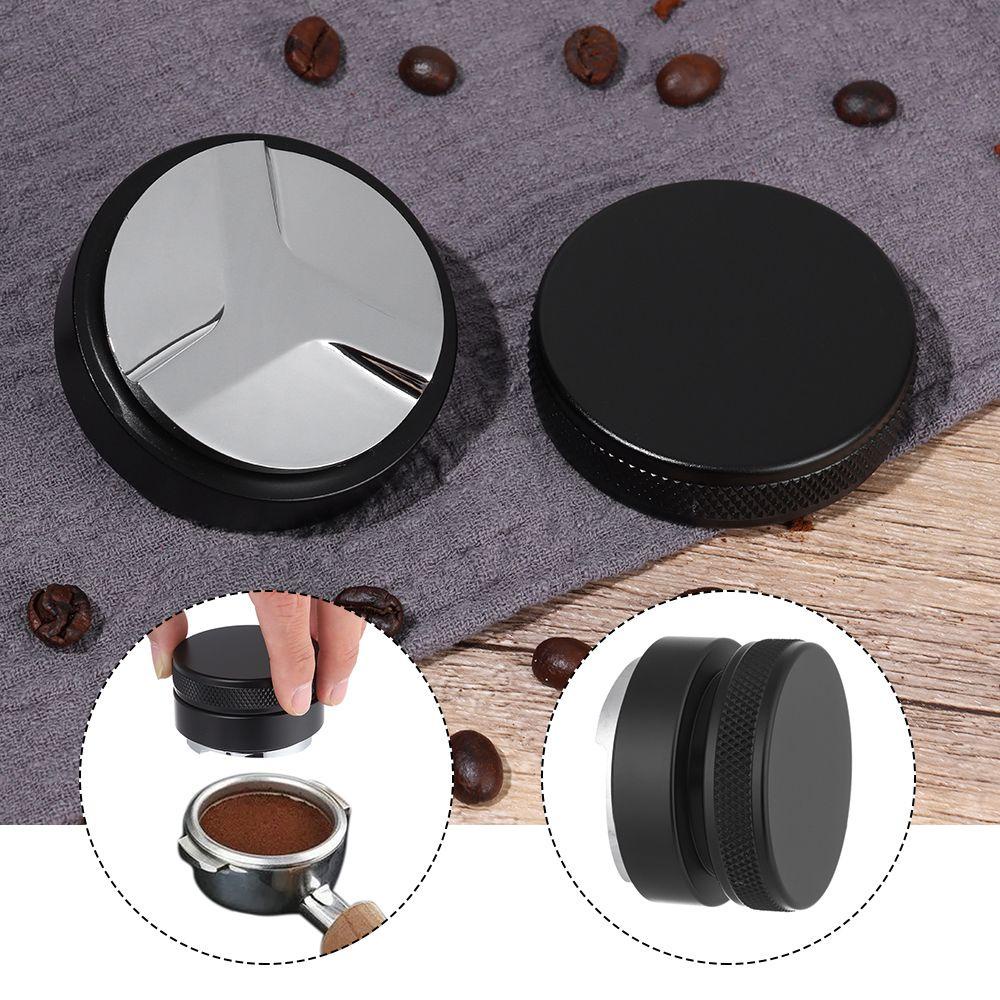 Preva Espresso Distribution Tool Flat Base Bubuk Kopi Palm Tamper Leveler