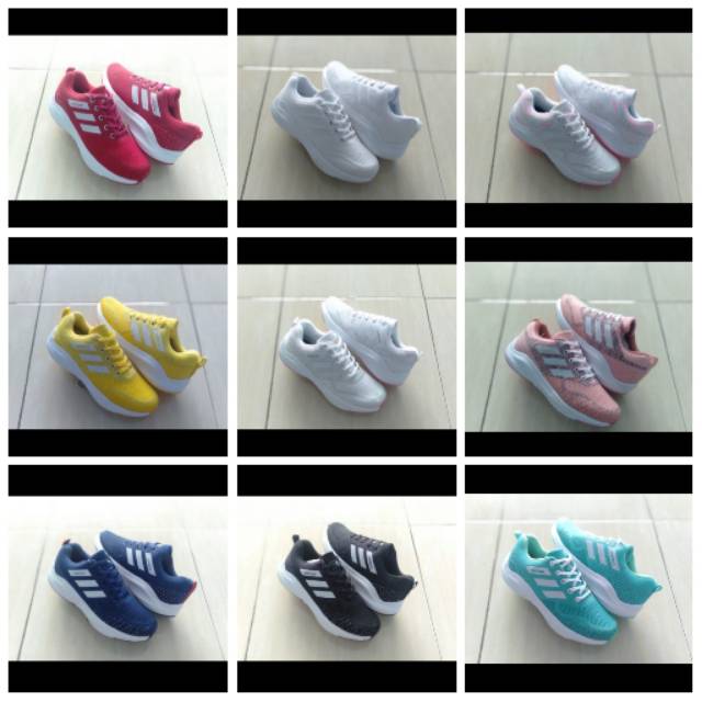 SEPATU WANITA ADIDAS TERBARU // SEPATU WANITA RUNNING