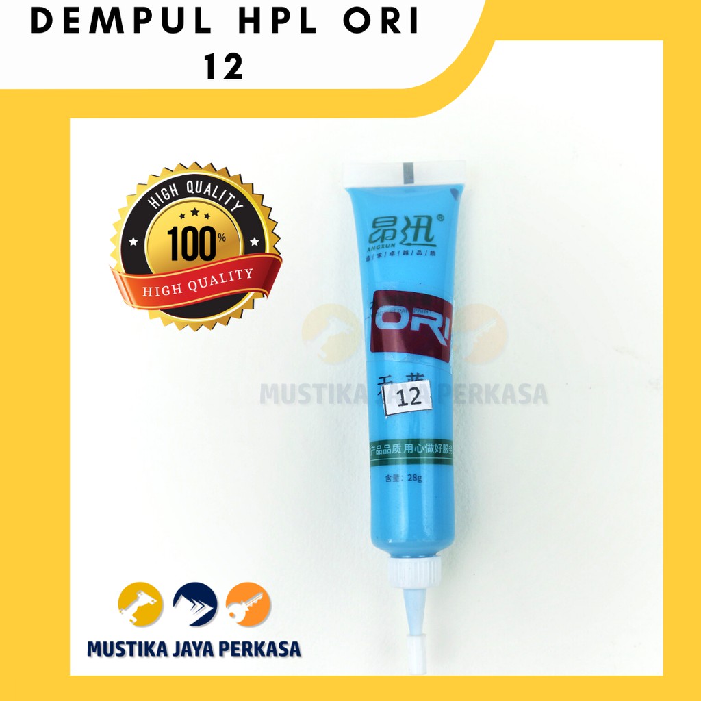 Dempul Tusir Pewarna HPL ORI Pasta Pinggiran Putty