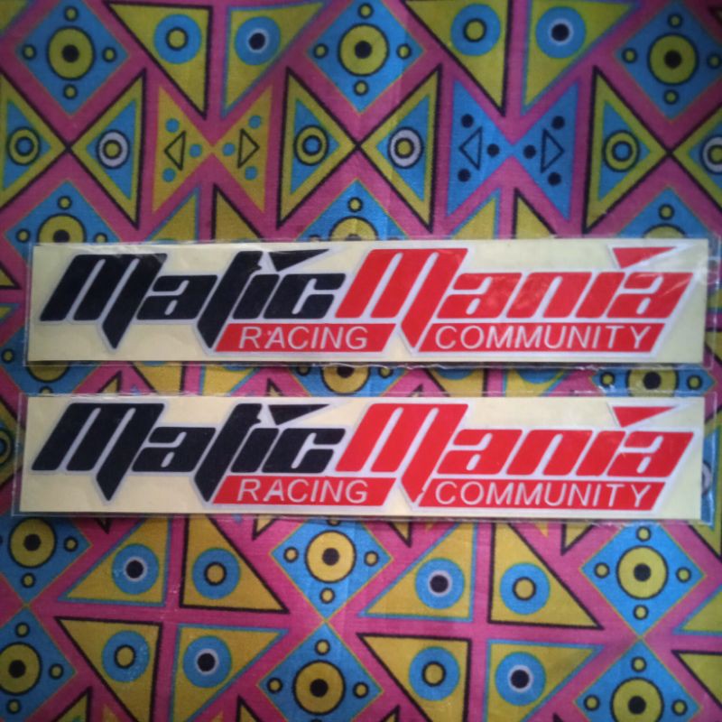 stiker matic mania