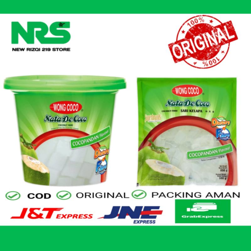 

Wong Coco Nata De Coco Sari Kelapa Cocopandan