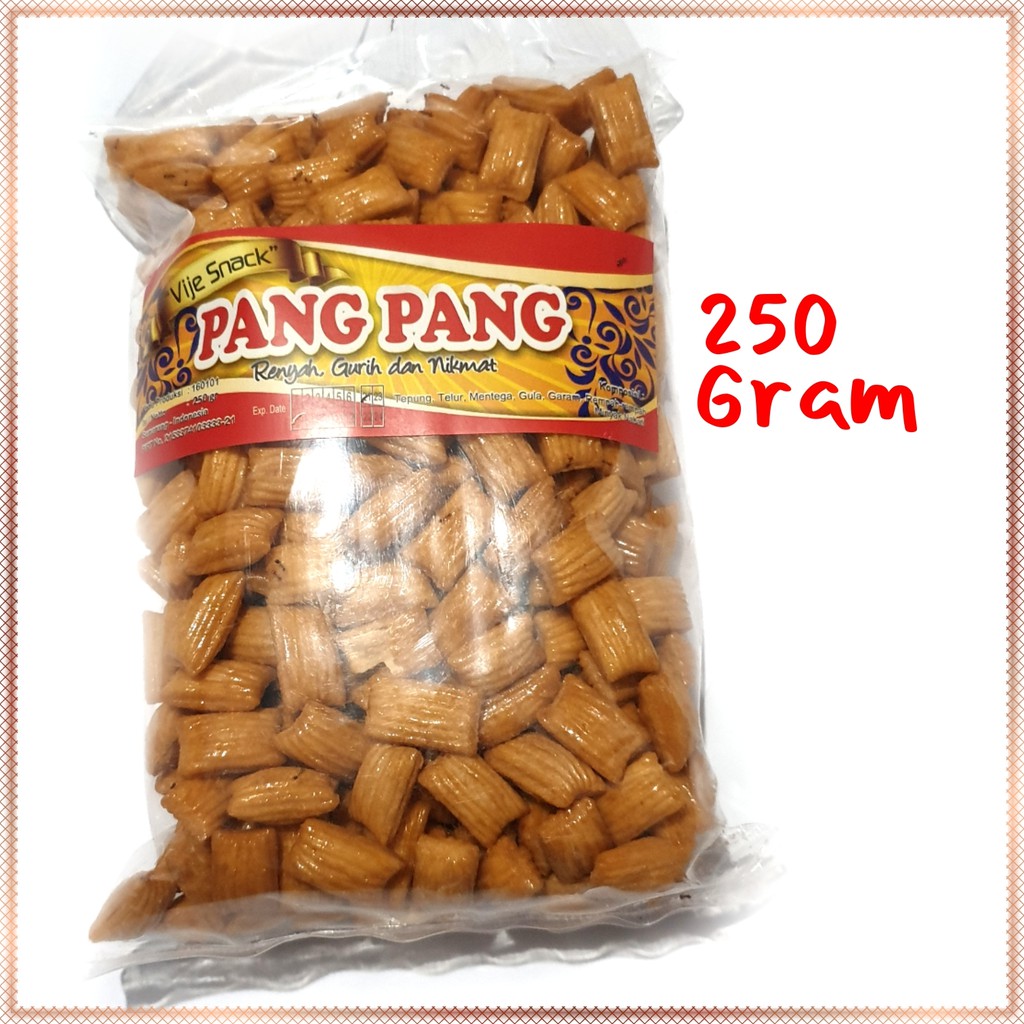 

camilan instan jadul PANG PANG vije snack kuliner indonesia tempo doloe 250 gram