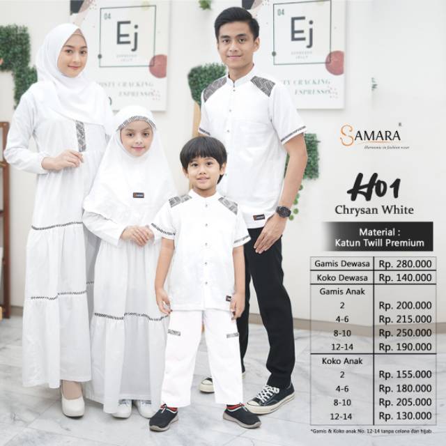 Sarimbit Baju Muslim Keluarga Raya Series